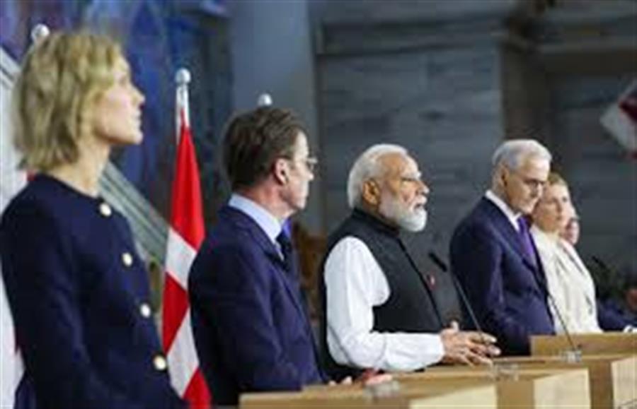 Press Statement by the Prime Minister during the Joint Press Statement at the Third India-Nordic Summit