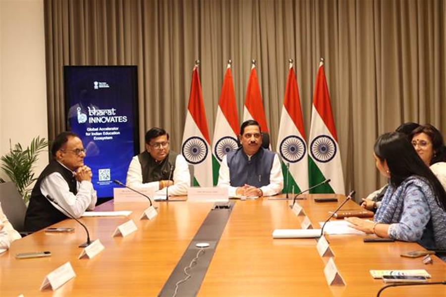 Union Education Minister releases Commemorative Publication on Bharat Innovates 2026