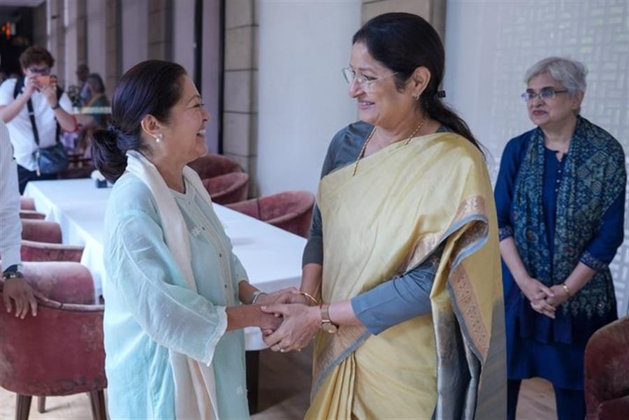 Union Minister for Women and Child Development, Smt. Annpurna Devi meets  Her Excellency Mrs. Louise Araneta-Marcos, First Lady of the Republic of the Philippines