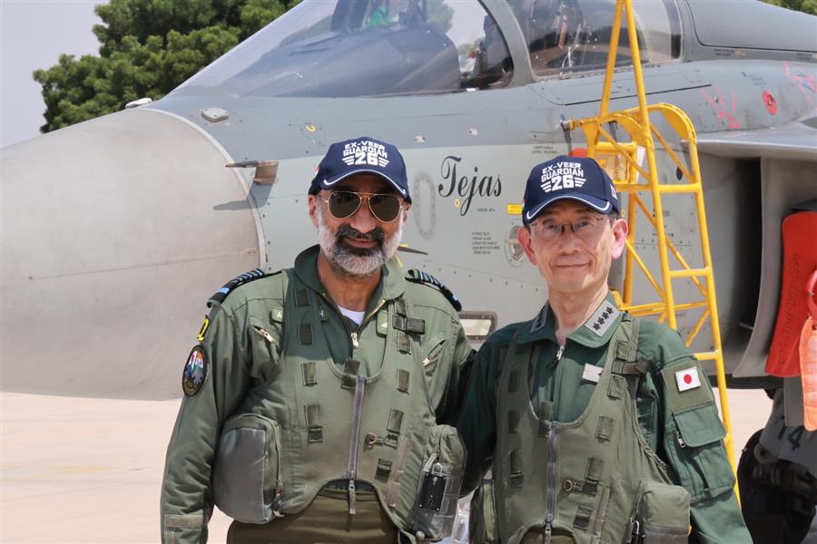 IAF'S JOINT AIR DEFENCE EXERCISE WITH JAPAN ‘EXERCISE VEER GUARDIAN 2026' CONCLUDES