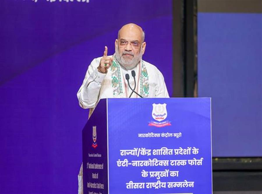 Union Home Minister and Minister of Cooperation Shri Amit Shah inaugurates 3rd National Conference of Anti-Narcotics Task Force (ANTF) Heads of States/UTs in New Delhi