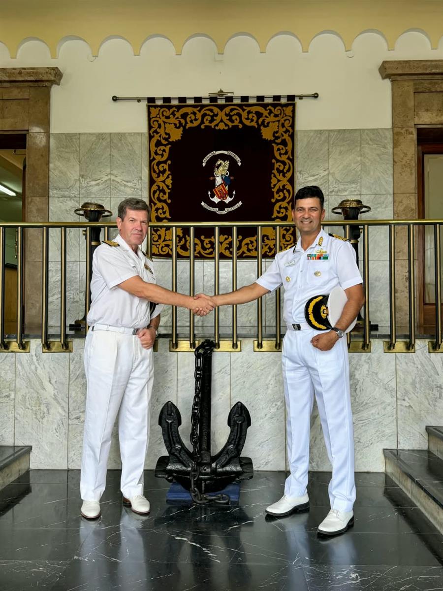INDIAN NAVAL SHIP TRISHUL ARRIVES AT VALENCIA, SPAIN