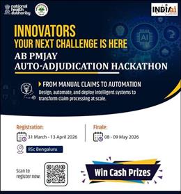 National Health Authority Invites Innovators to Join AB PM-JAY Auto-Adjudication Hackathon 2026
