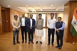 Union Minister of Commerce and Industry Shri Piyush Goyal Holds Meeting with H.E. Mr. Abdulla Bin Adel Fakhro, Minister of Industry and Commerce, Bahrain