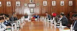 Union Minister of Commerce and Industry Shri Piyush Goyal Holds Meeting with H.E. Jasem Mohamed Al Budaiwi, GCC Secretary General