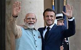 Prime Minister receives phone call from President Emmanuel Macron, discusses situation in West Asia and maritime security