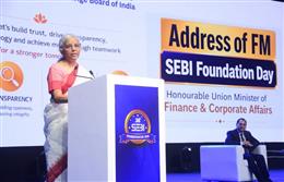 Sitharaman-cautions-SEBI  Sitharaman Urges Financial Sector to Exercise Extreme Vigilance on Cybersecurity