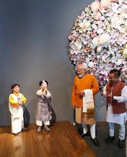 Prime Minister praises Sikkim’s extraordinary biodiversity during visit to Gangtok Orchidarium