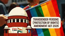 No Relief for Now: Supreme Court Allows Transgender Amendment Act to Stay in Force