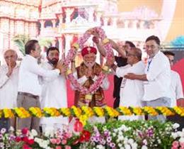Prime Minister Shri Narendra Modi participates in Somnath Amrut Mahotsav, marking 75 years since the inauguration of the restored Somnath Temple, Gujarat