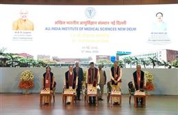 Vice President of India, Shri C P Radhakrishnan Addresses 51st Annual Convocation of All India Institute of Medical Sciences, New Delhi