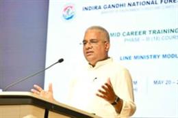 Union Environment Minister interacts with Mid-Career Training Participants of Indian Forest Service, calls them 