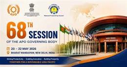 New Delhi Hosts 68th APO Governing Body Meeting with Focus on Regional Productivity Cooperation