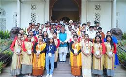 Governor of Telangana interacts with Meghalaya student delegation under Yuva Sangam Phase VI