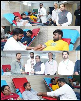 Department of Agriculture & Farmers Welfare Organizes Blood Donation Camp at Krishi Bhawan