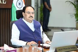 Union Health Minister Chairs High-Level Virtual Review Meeting of TB Mukt Bharat Abhiyan with all States and UTs; Calls for Push Towards a TB-Free India