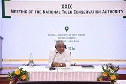 Shri Bhupender Yadav chairs the 29th Meeting of the National Tiger Conservation Authority at Coimbatore