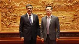 Foreign Secretary Vikram Misri  meets Chinese officials