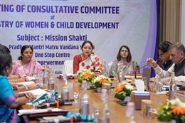 Union Minister Smt. Annpurna Devi Chairs Consultative Committee Meeting of the Ministry of Women and Child Development on Mission Shakti