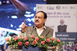 Union Health Minister J.P. Nadda Addresses World Patient Safety Day 2026 Event at Dr. RML Hospital
