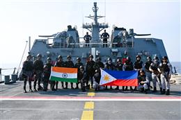 INDIAN NAVAL SHIPS SAHYADRI AND KULISH CONCLUDE PARTICIPATION IN AIME 2026
