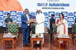 Vice-President Shri C. P. Radhakrishnan Addresses 58th Foundation Day of ICSI at Bharat Mandapam