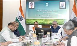Union Agriculture Minister Shri Shivraj Singh Chouhan and Environment Minister Shri Bhupender Yadav conduct joint review of stubble management