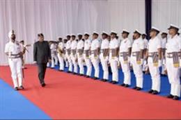 Vice-President Shri C. P. Radhakrishnan Commissions Indian Navy’s First Indigenous Multi-Purpose Vessel INS Samarthak at Karwar
